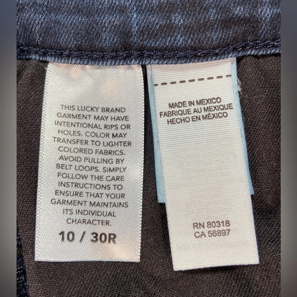 Lucky Brand High Rise Bridgette Skinny Jeans Dark‎ Wash Size 10/30